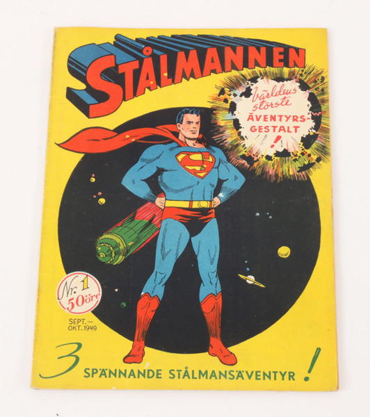 Serietidning, "Stålmannen", nr.1, 1949
