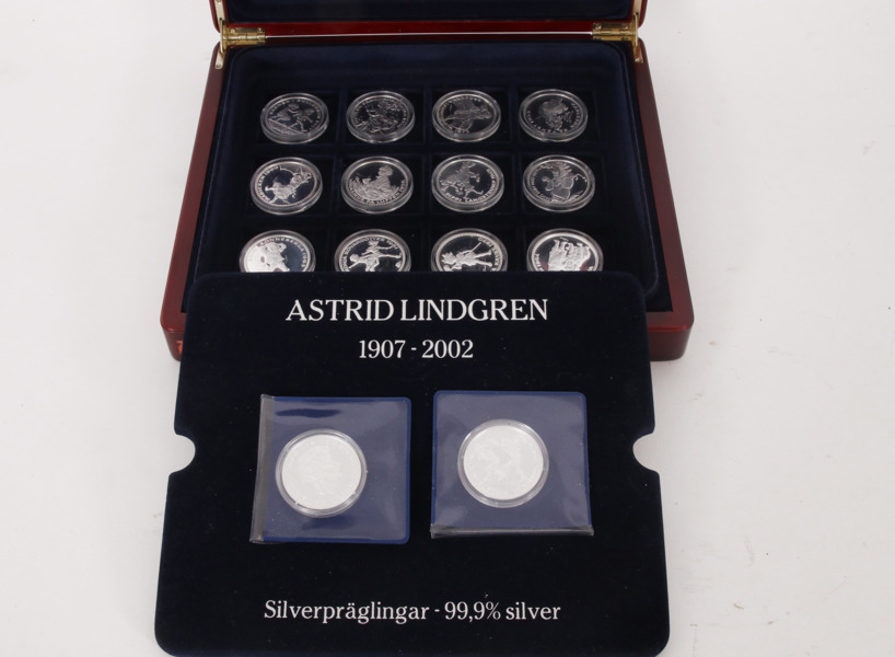 Silvermedaljer 14st, Astrid Lindgren