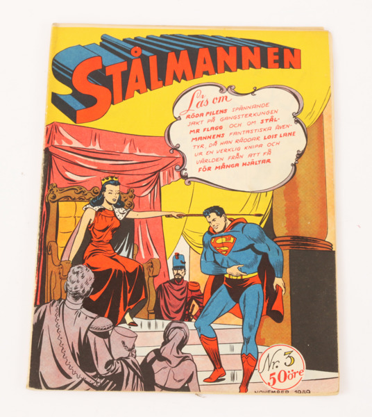 Serietidning, "Stålmannen", nr.3, 1949
