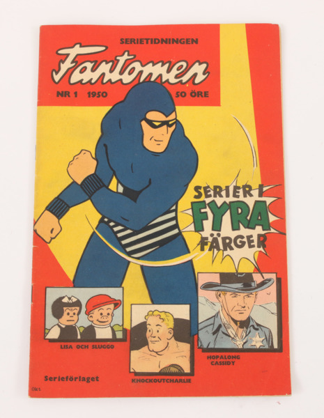 Serietidning, "Fantomen", nr.1, 1950