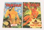 Serietidningar 2st, "Tarzan", nr.1 och nr.2, 1951