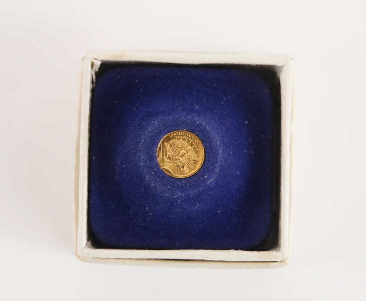Miniatyrmynt i 24k, 20 dollar, USA