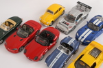 Modellbilar 8st, bl.a. Maisto, Burago