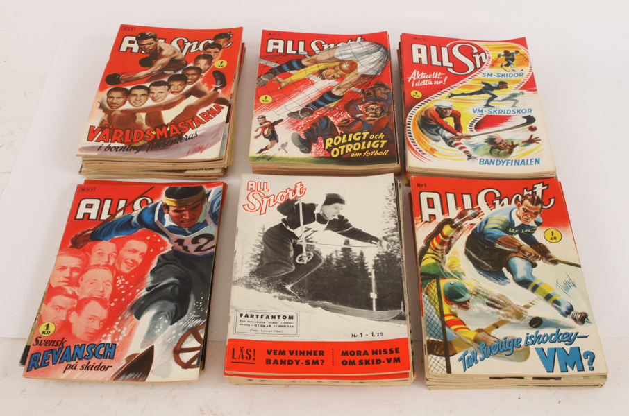 Idrottsmagasin, All Sport, mestadels 1950-tal