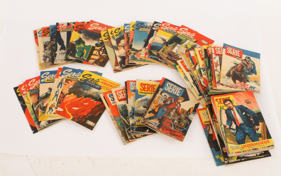 Parti serietidningar, "Seriemagasinet", 1950-tal