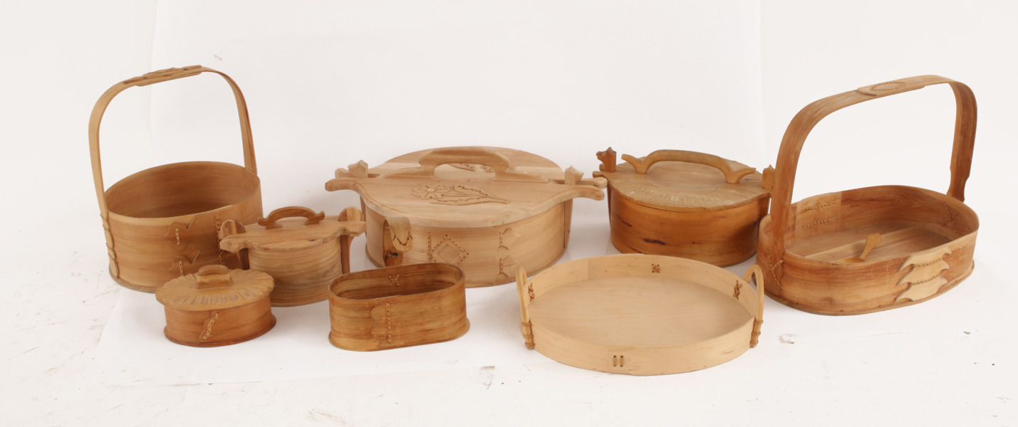 Sveparbeten 8 delar, bl.a. Ragnar Scherling, Borlänge