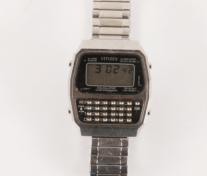 Herrarmbandsur med kalkylator, Citizen