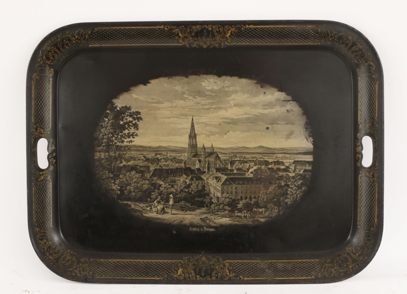 Serveringsbricka, 1800-tal