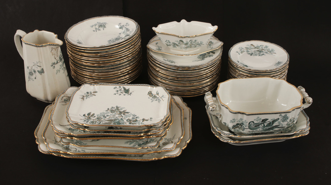 Servisdelar, "Wexiö", Arvid Ekberg för Gustavsberg