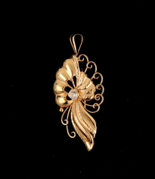 Hänge/brosch i 18k