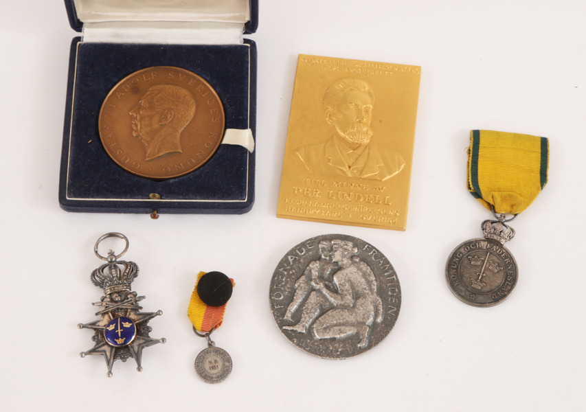 Medaljer 6 delar