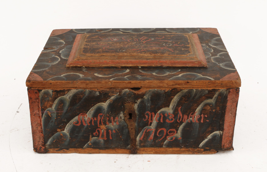 Skrin, allmoge, Järvsö, daterat 1798