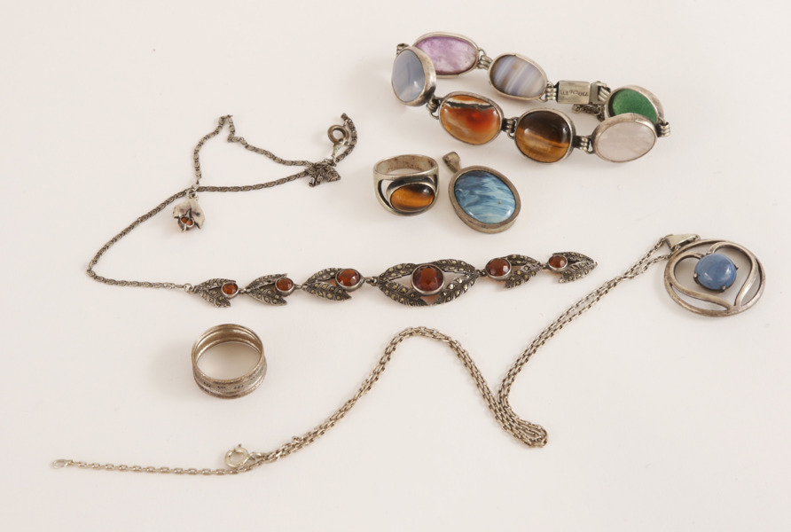 Silversmycken 6 delar