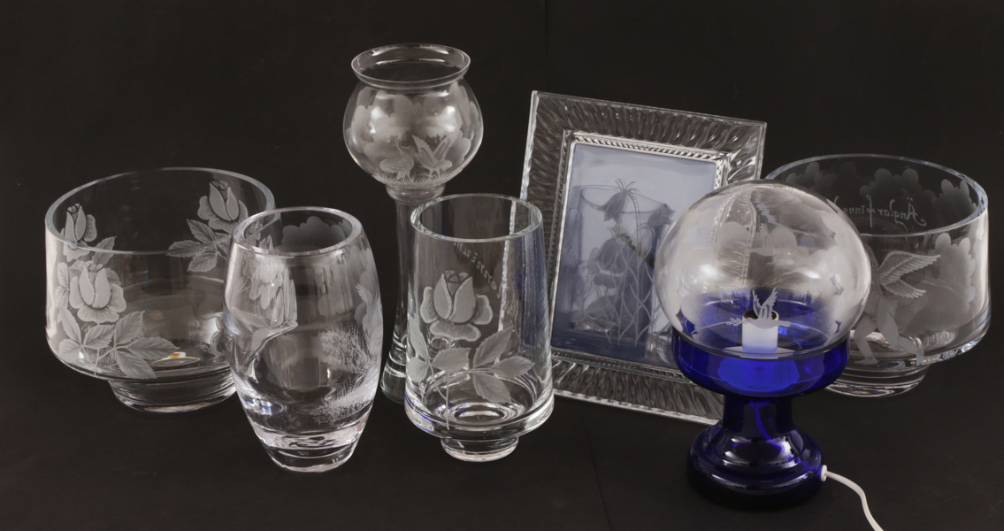 Glas 7 delar, bl.a. L.Kolovski