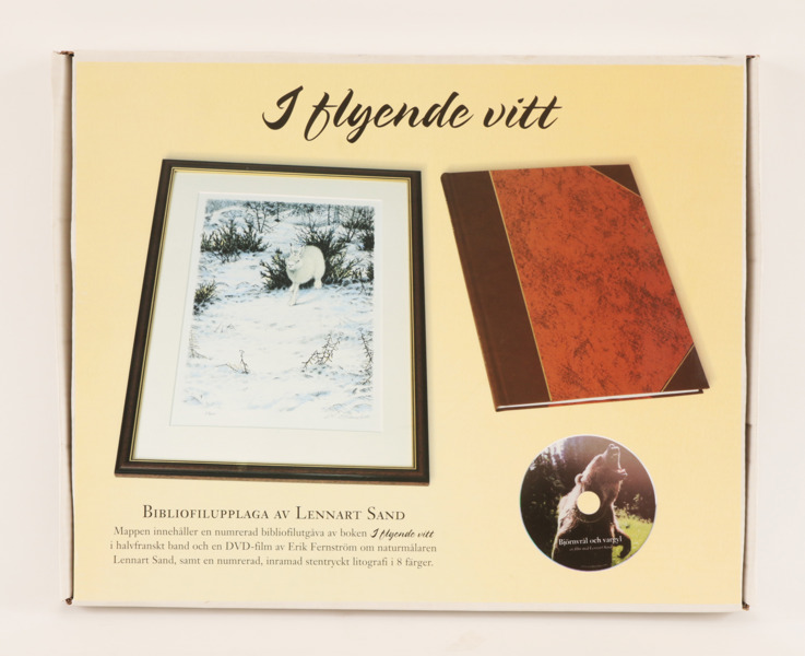 Bok, "I flyende vitt", Lennart Sand