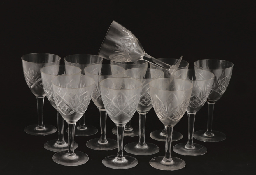 Vinglas 13st, 1900-talets första hälft