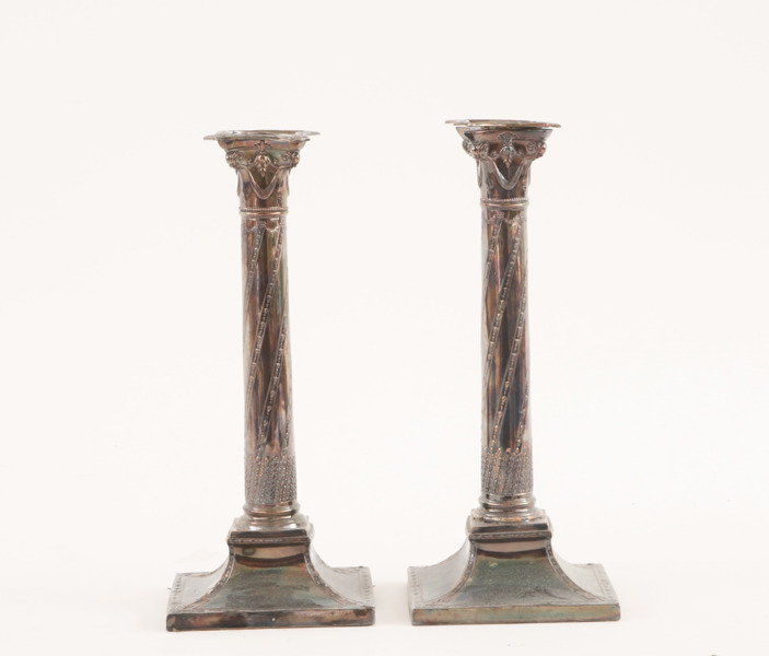 Ljusstakar ett par, England, 1800-tal