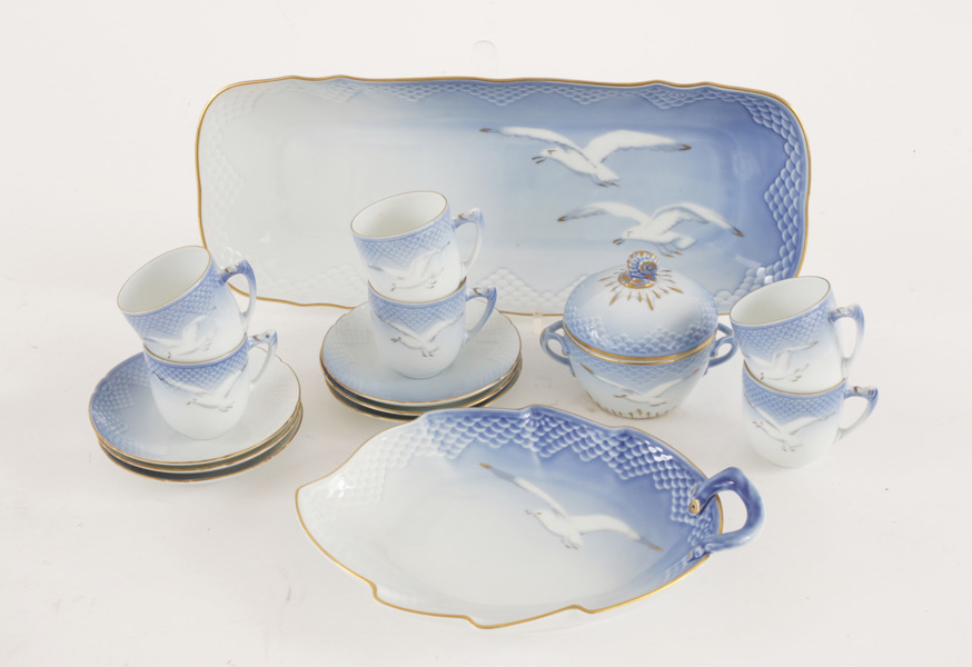 Moccaservisdelar, "Måsen", Bing & Gröndahl