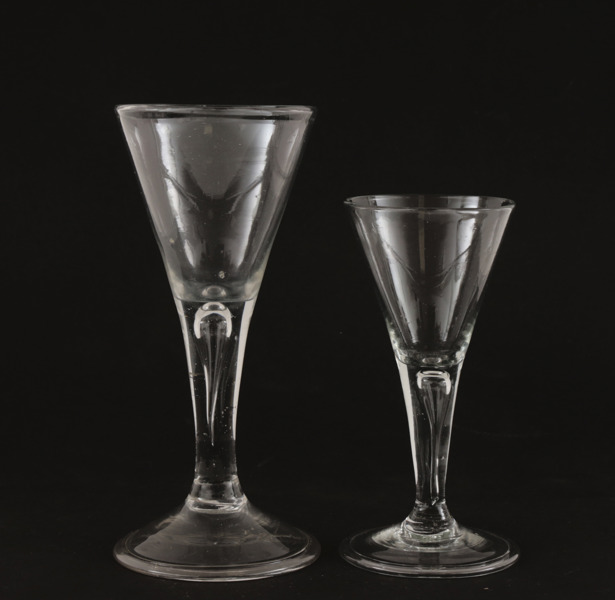 Vinglas 2st, 17/1800-tal