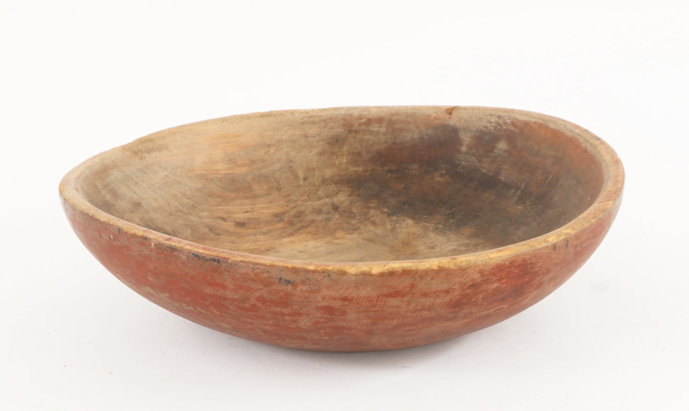 Svarvskål, allmoge, 1800-tal