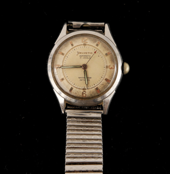 Herrarmbandsur, Helvetia, omkring 1900-talets mitt