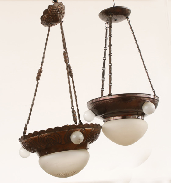 Taklampor 2st, jugend, 1900-talets början