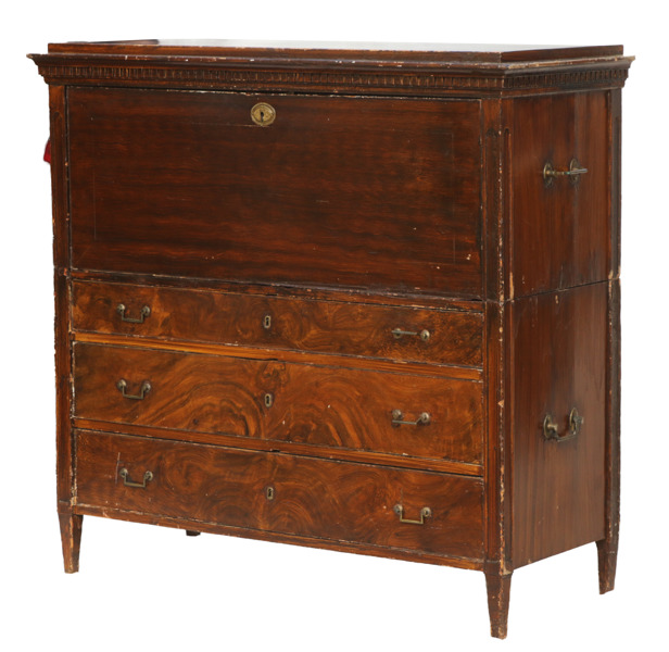 Sekretär, gustaviansk, 1800-talets början