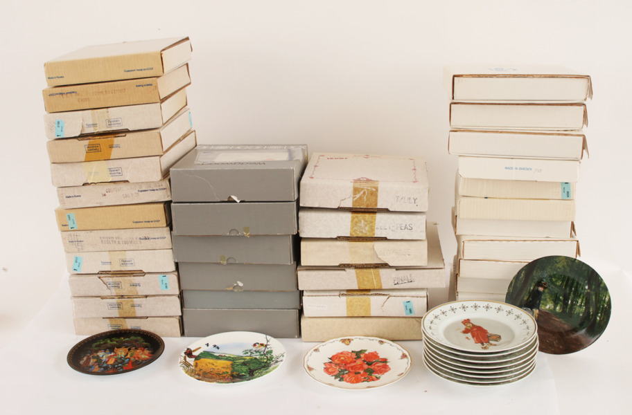 Parti samlartallrikar