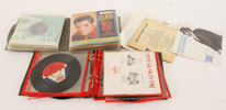 Parti EP-skivor och singlar, bl.a. Elvis Presley