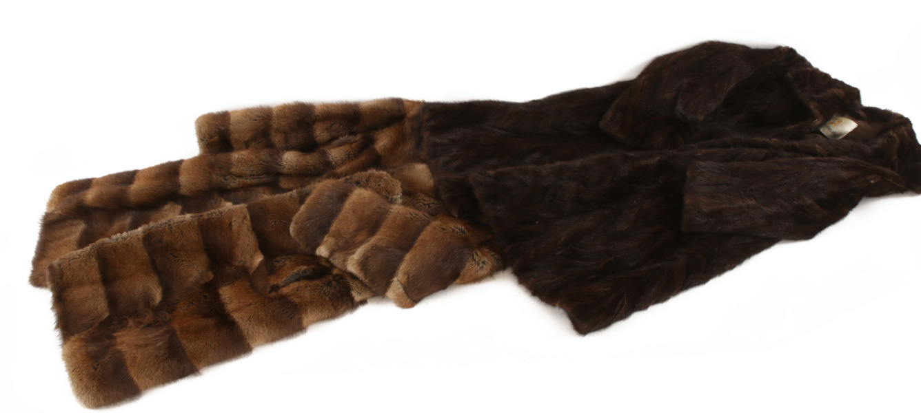 Pälsar 2st, bl.a. Qvarnströms