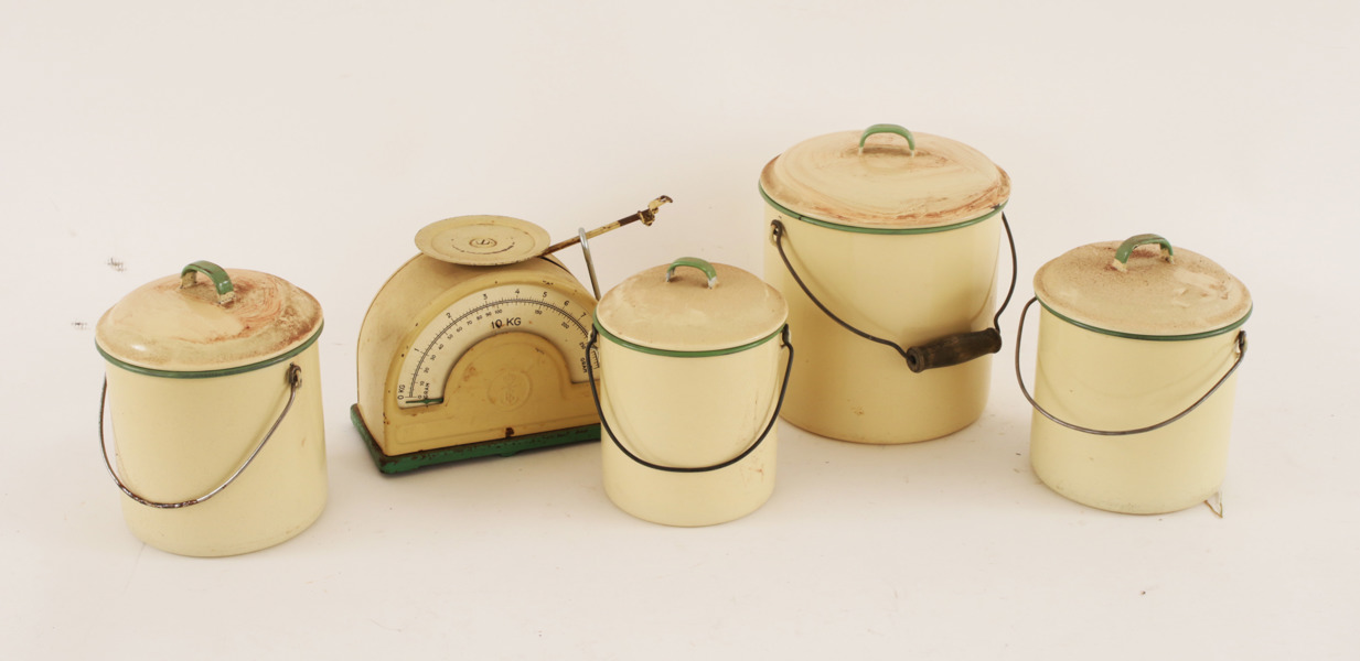 Emaljerat 5 delar, Kockums