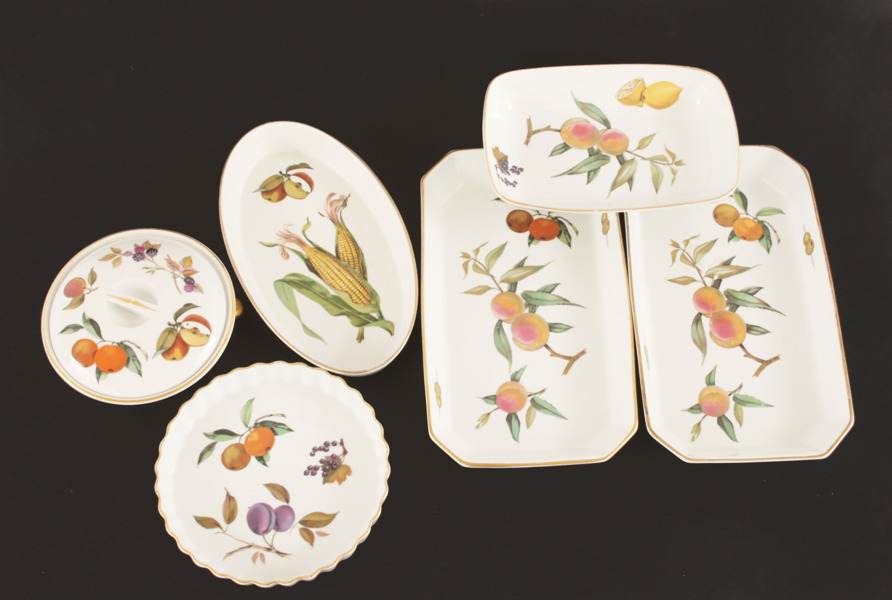 Servisdelar 6st, Royal Worcester, England