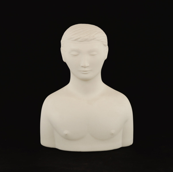 Byst, "Mannen med masken", Stig Lindberg för Gustavsberg