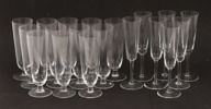 Ölglas 12st samt champagneglas 7st, bl.a. Boda Nova