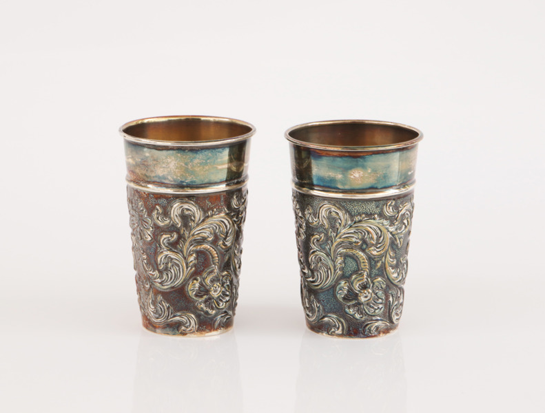 Bägare ett par, sterlingsilver, 1900-tal