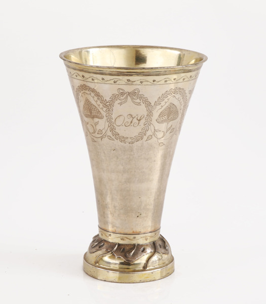 Bägare i silver, Johan Petter Ernander, Uppsala, 1827