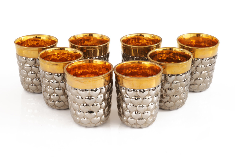 Bägare 8st, Italien, 1900-talets andra hälft