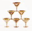 Cocktailglas 6st, GAB, omkring 1900-talets mitt