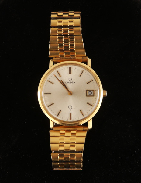 Herrarmbandsur i 18k, Omega