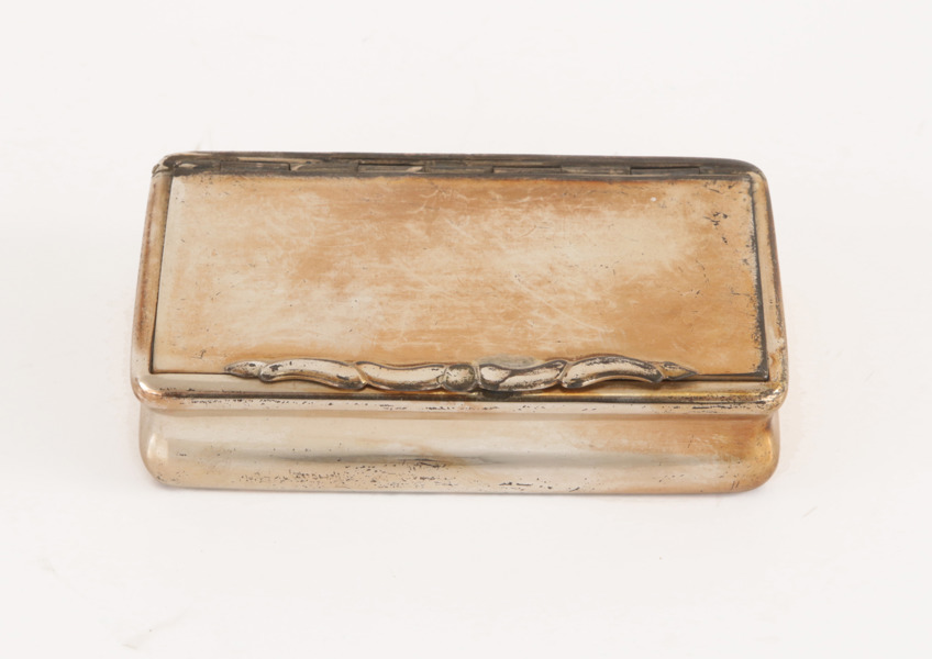 Snusdosa i silver, 1873