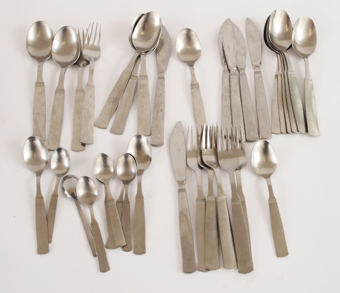 Bestickservisdelar 35st, "Ranka", Gense