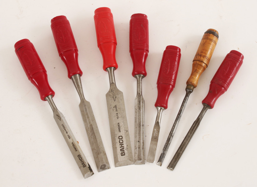 Stämjärn 7st, bl.a. Bahco