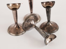 Ljusstakar 4st, silver, bl.a. 1963