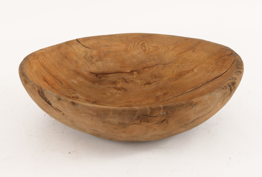 Knotskål, allmoge, daterad 1777