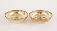 Skålar 2st, sterlingsilver, England, 1900-tal