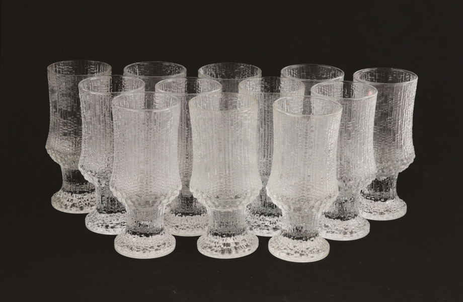 Glas på fot 12st, "Ultima Thule", Tapio Wirkkala för Iittala