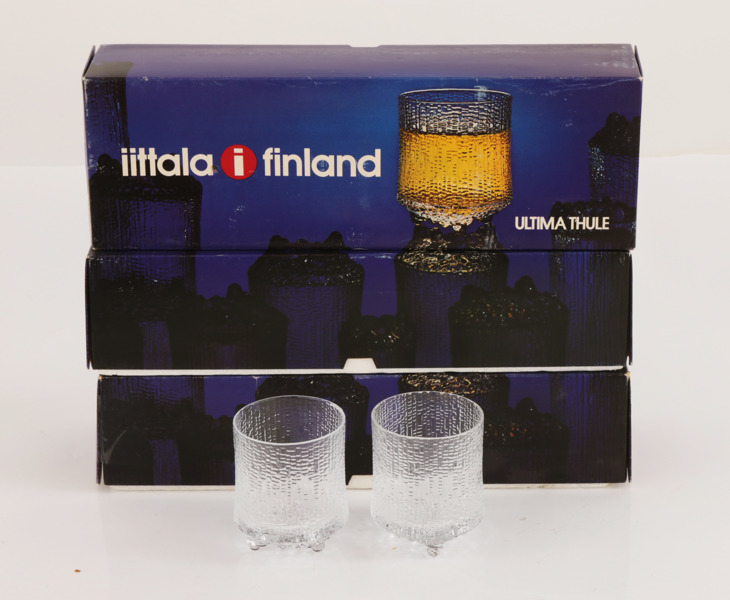 Whiskeyglas 12st, "Ultima Thule", Tapio Wirkkala för Iittala