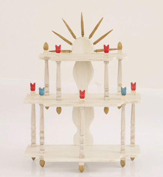 Psalmbokshylla, allmogestil, 1900-tal