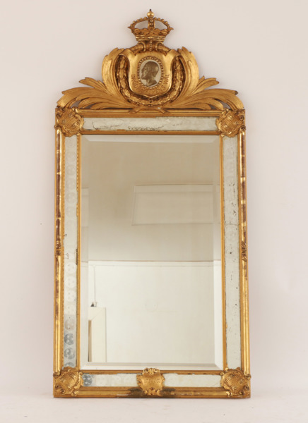 Spegel, oscariansk, 1800-talets slut