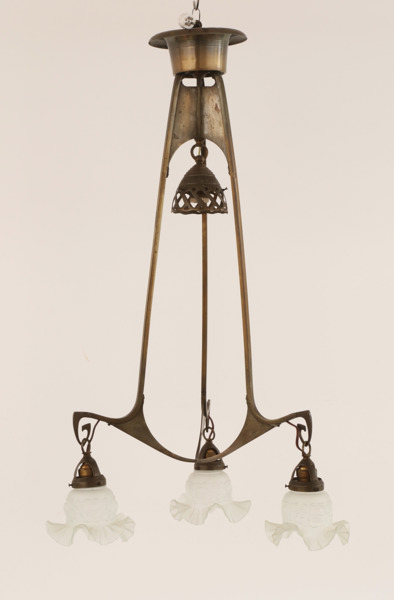 Taklampa, jugend, 1900-talets början